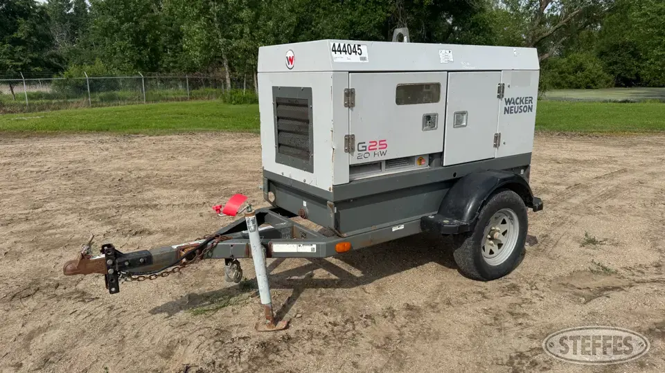 2012 Wacker Neuson G25 Generators Less Than 10 kW
