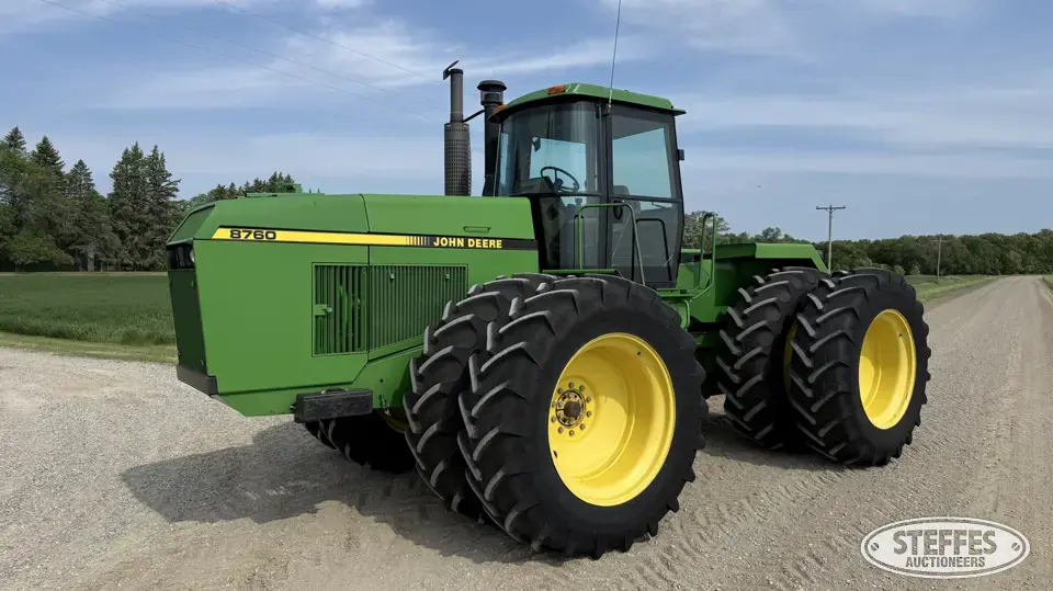 1991 John Deere 8760 4WD Tractor