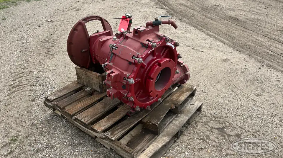 Pioneer Pump, 20", S/N PP40419, w/brand new HARD Suction Cover and HARD Wear Ring. Manure Pumping Equipment