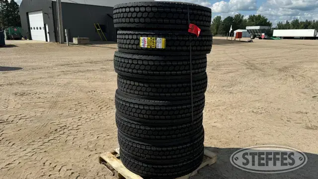 (8) Zwarthz 11R22.5 tires