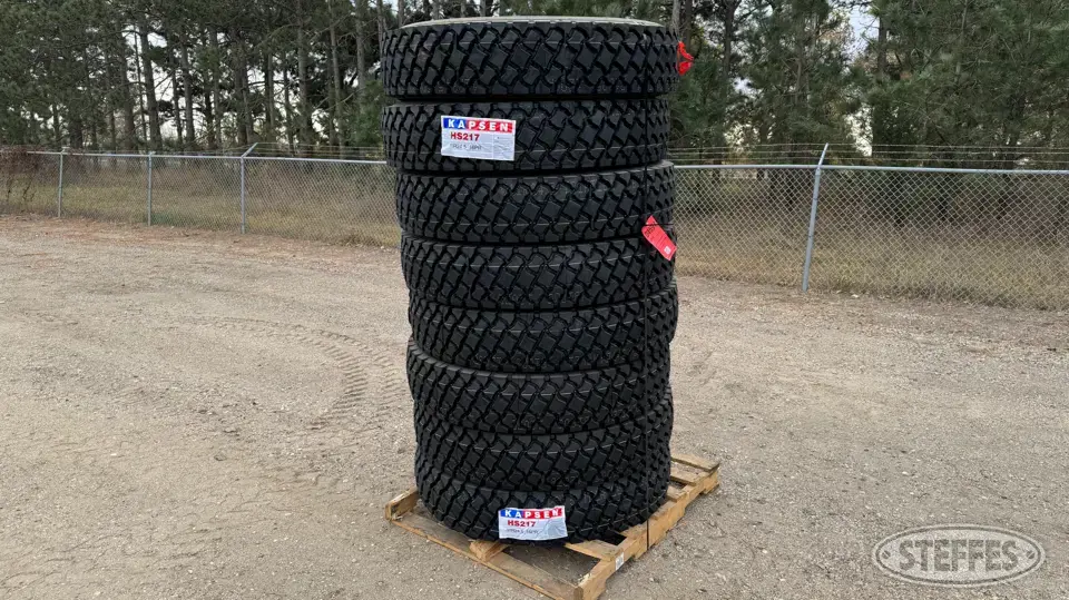 (8) Kapsen HS217 11R24.5 Tires Truck Tire