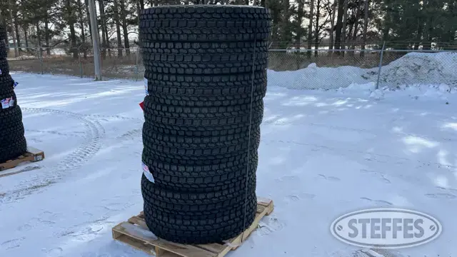 (8) Kapsen 11R22.5 tires