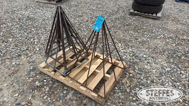 (4) Shop-built grain diverters