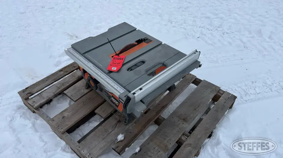 Ridgid table saw General Tools and Shop Supply