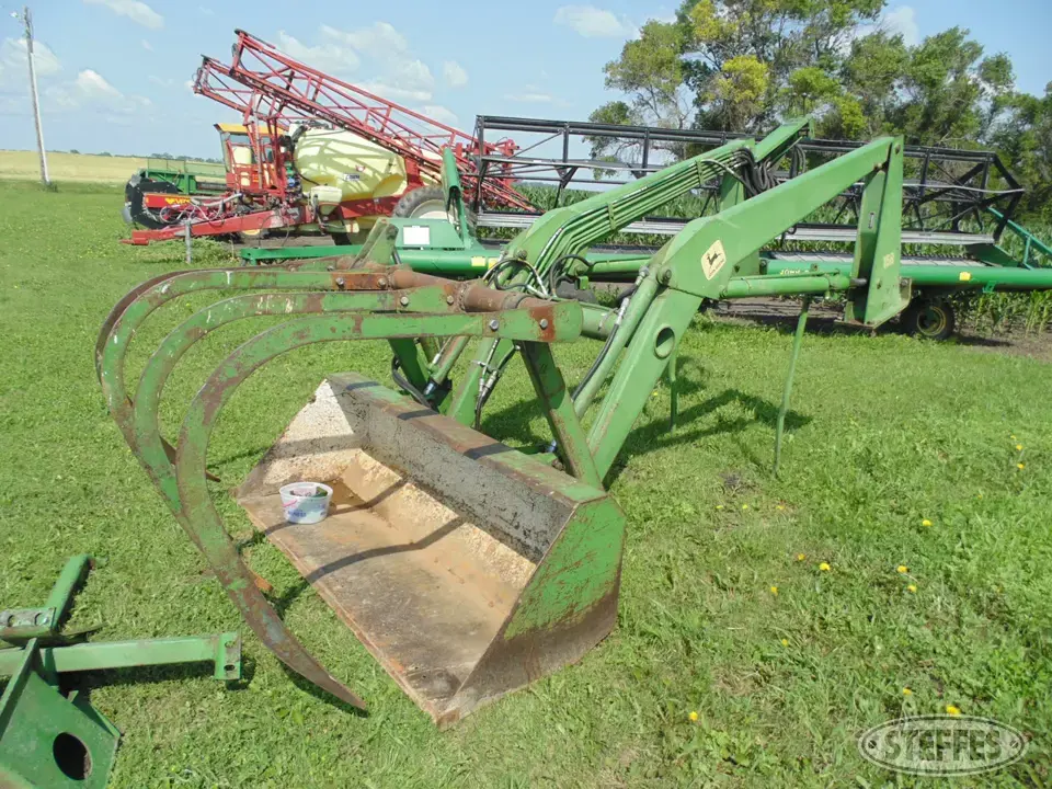 John Deere 158 Tractor Loaders and Attachment