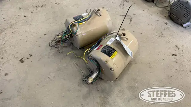(2) Baldor electric motors