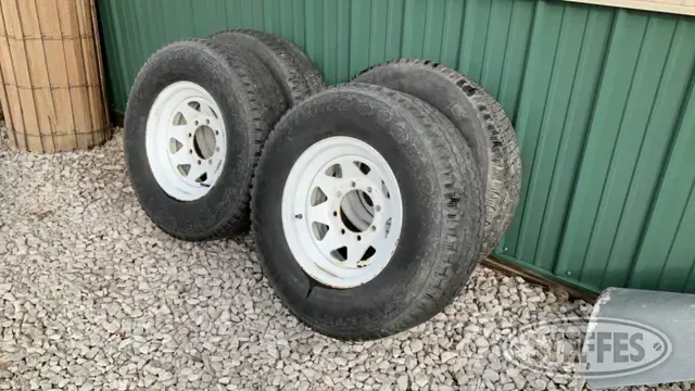 (4) Firestone LT245/75R16 Tires