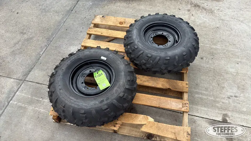 (2) Carlisle 25x10.00-12 ATV tires ATV-UTV Tires and Track