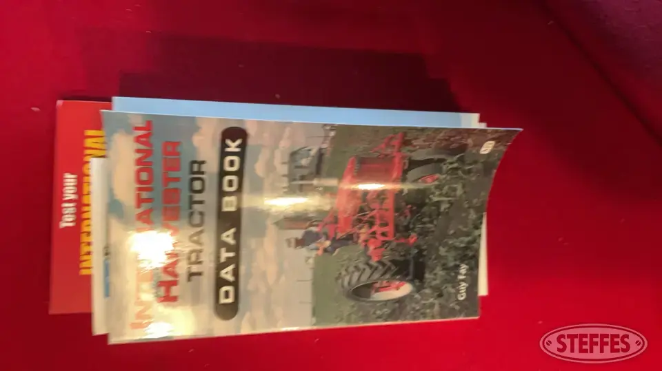 International Harvester Tractor Data Book Toy