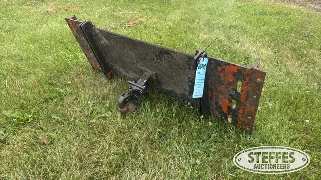 Skid steer receiver plate