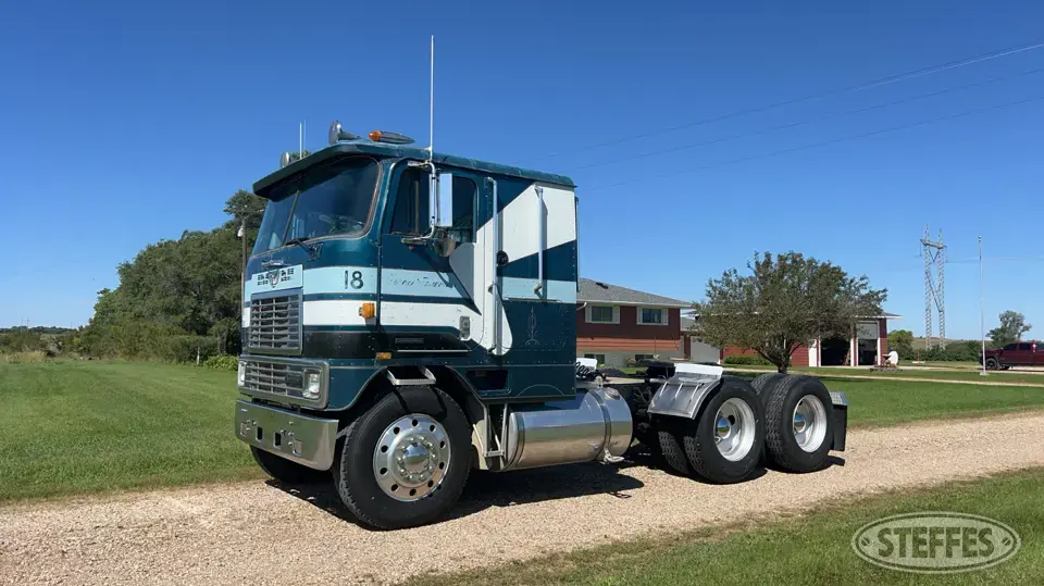 1983 International Eagle Cabover Truck with Sleeper