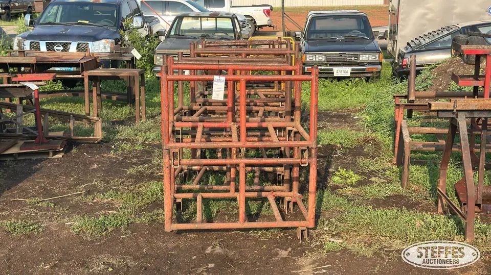 (10) Pipe racks Storage and Bench