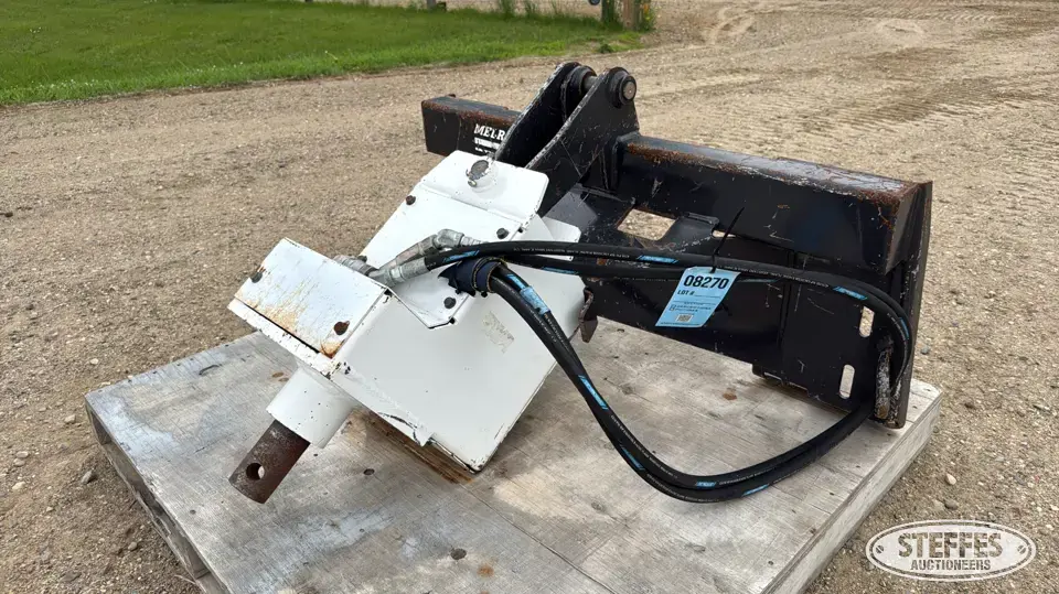 Melroe skid steer post hole auger head Skid Steer Augers-Post Driver