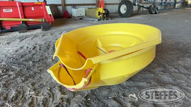 (2) Poly auger hoppers