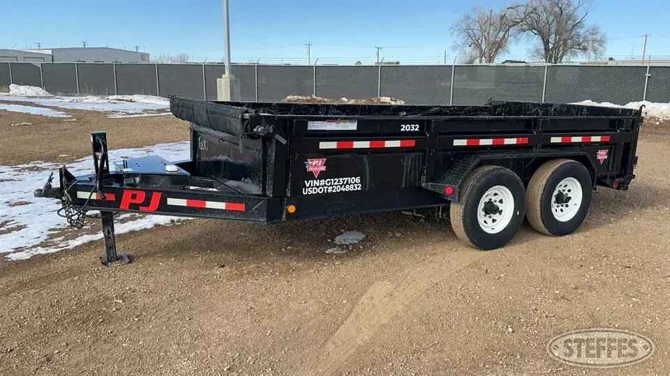 2016 PJ Trailers DL142 Bumper Dump Trailer