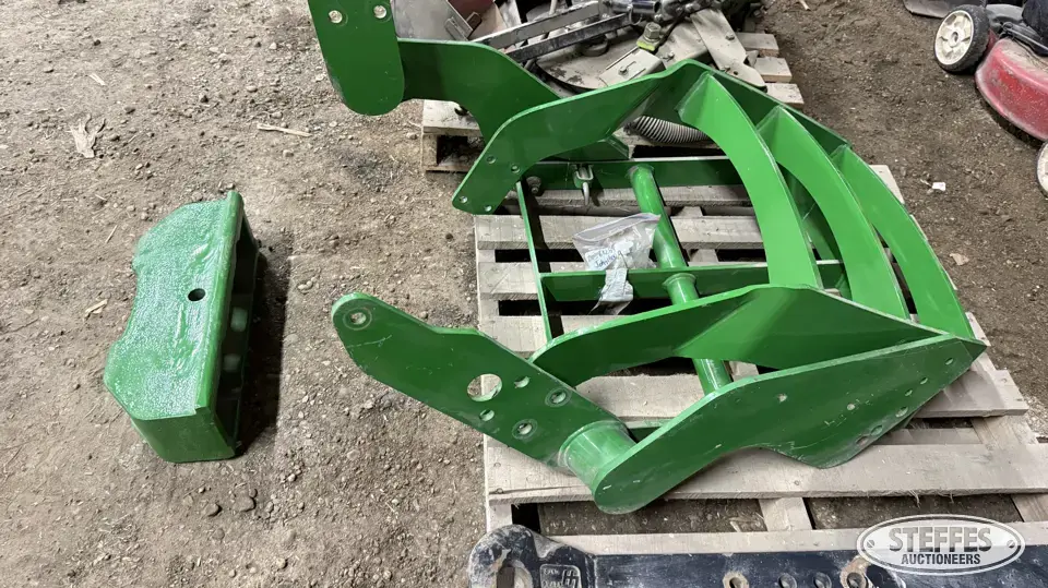 John Deere hood guards & suitcase weight bracket Ag Equipment Part