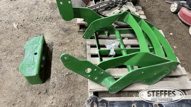 John Deere hood guards & suitcase weight bracket