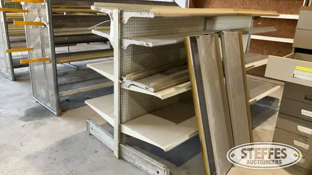 Metal shelving