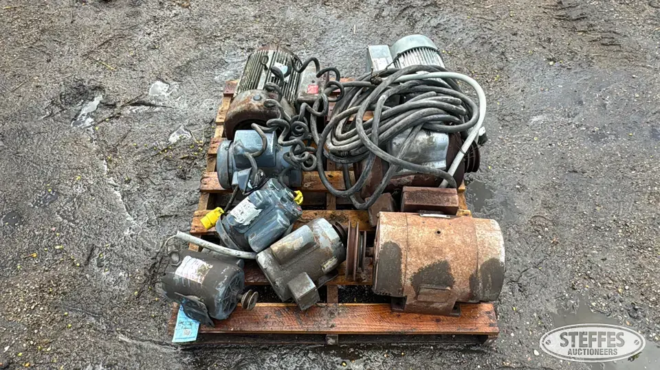 (8) Electric motors Farm Support Item