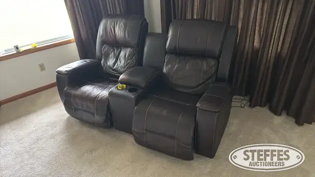 Leather Power Dual Reclining Chairs
