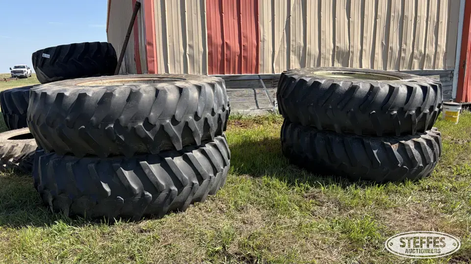 (4) Firestone 520/85R38 tires Tractor-Implement Tire