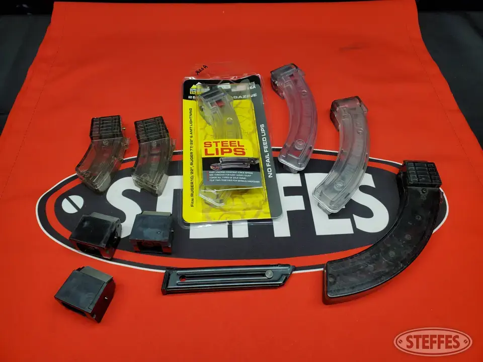 Assorted 22 magazines Ammo