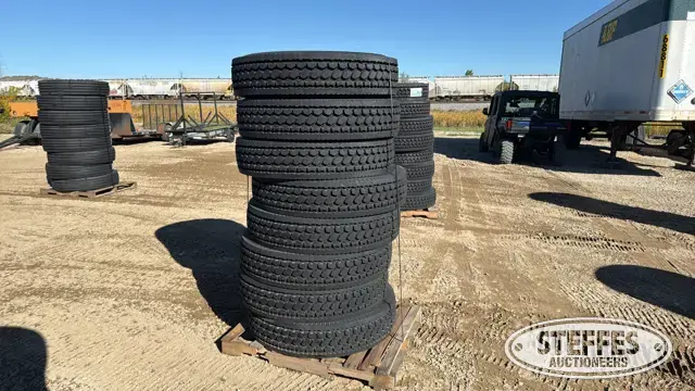 (8) Invovic FM750 11R24.5 tires