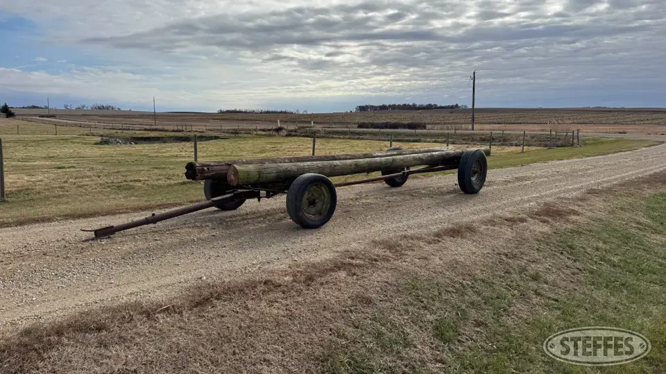 Shop-built bale trailer Bale Transportation