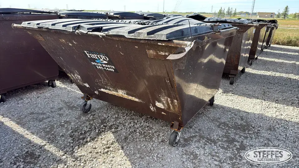(5) 4 yd. dumpsters General Business Support Item