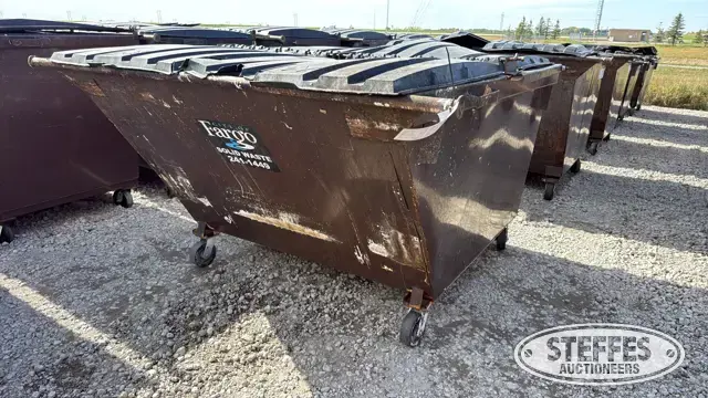(5) 4 yd. dumpsters