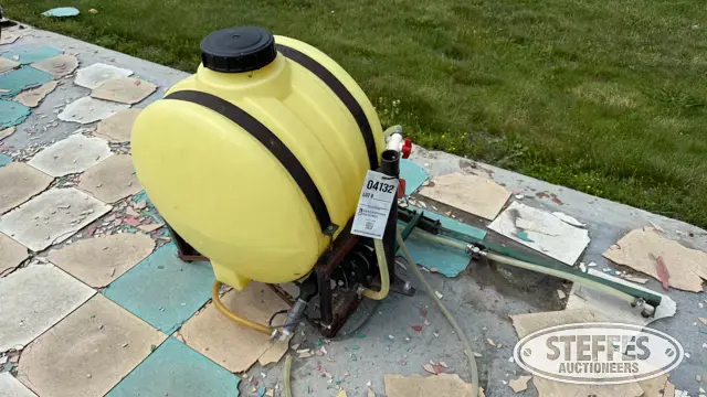 Shop-built lawn sprayer