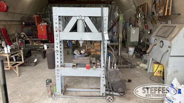 Shop-built hyd. press