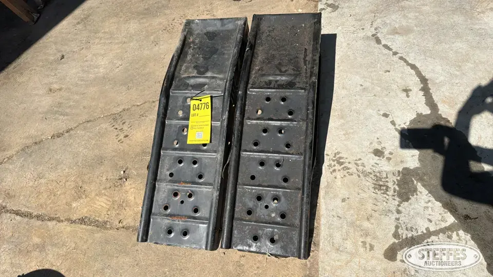 (2) Automotive ramps Farm Support Item