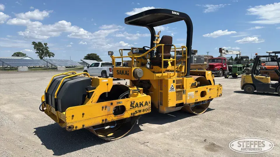 2007 Sakai SW800 Self-Propelled Smooth Drum Compactor