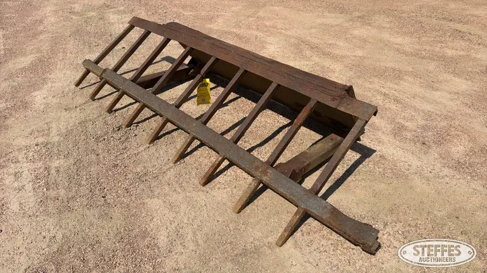 Skid steer silage rake Skid Steer Attachments-Other