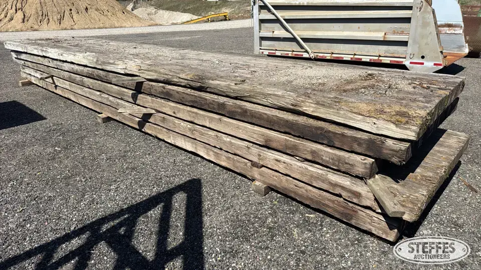 (5) Timber rigging mats Construction Support Item