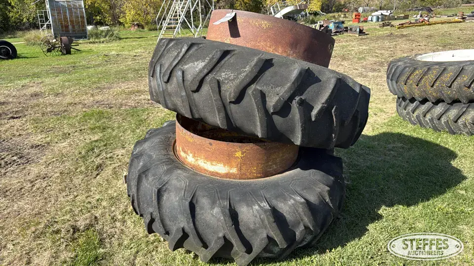 (2) Firestone 18.4-38 tires Tractor-Implement Tire