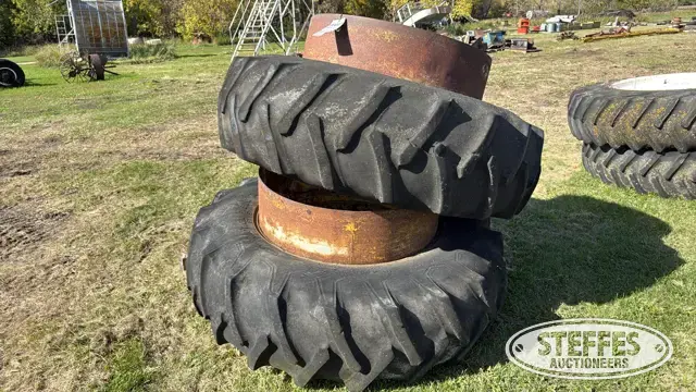(2) Firestone 18.4-38 tires