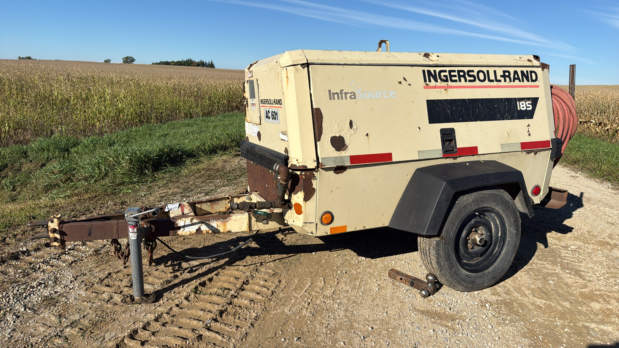 Ingersoll Rand P185WJD Air Compressors for Sale at Auction — 1