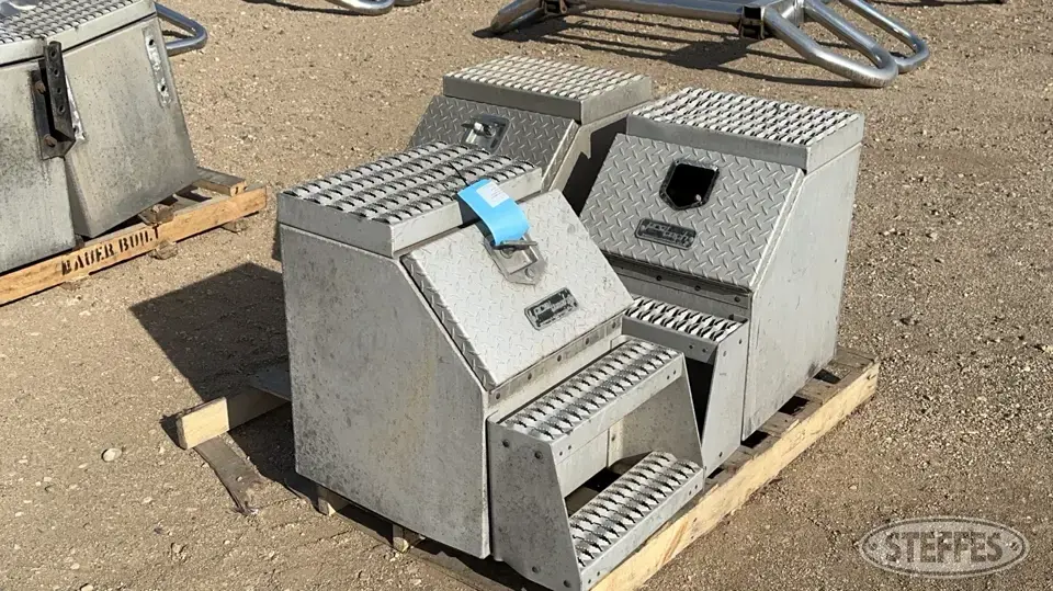 (3) ProTech Step Storage Boxes Truck-Trailer Part