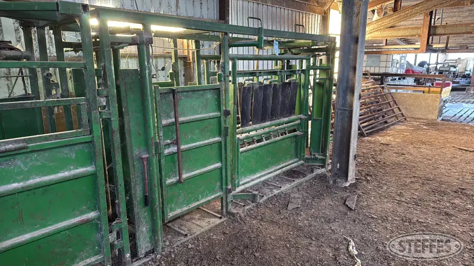 Real Tuff squeeze chute Livestock Handling