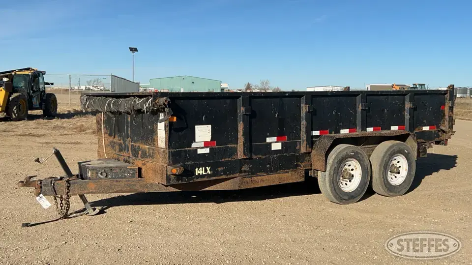 2015 Big Tex 14LX Bumper Dump Trailer