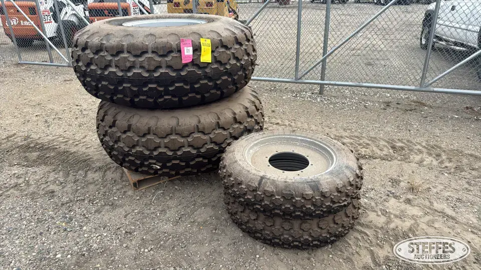 (4) Tractor tires Tractor-Implement Tire