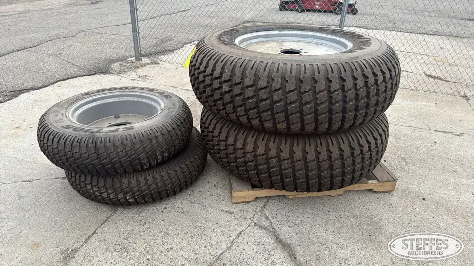(4) Tractor tires Tractor-Implement Tire