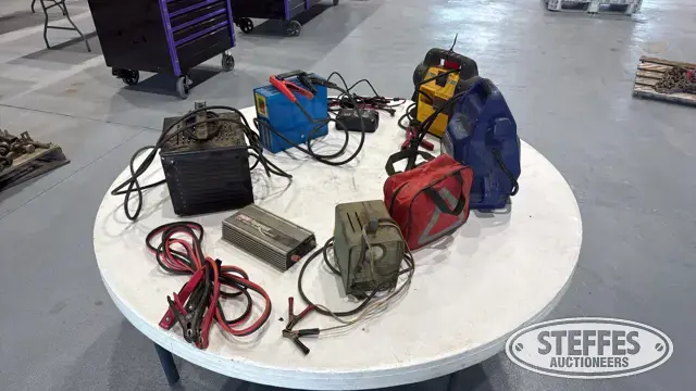 Asst. battery chargers & jump packs