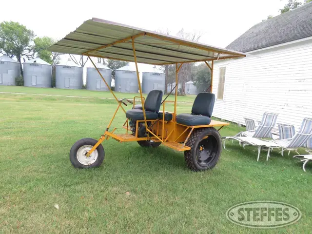 Shop-built weed roguing cart