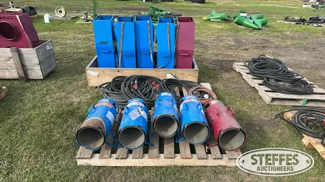 (5) Red Maxx bin heaters