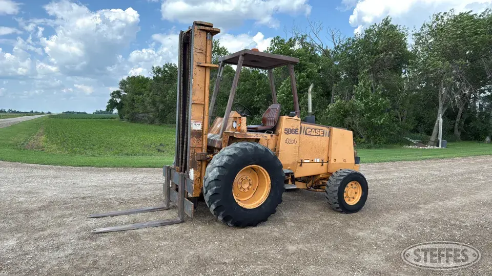 1991 Case 586E Rough Terrain Forklift