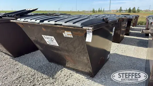 (5) 4 yd. dumpsters