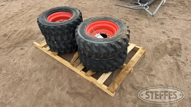 (4) Bobcat Standard Duty 10-16.5 tires
